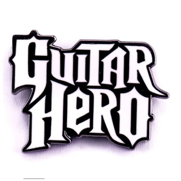 Retro Guitar Hero Nostalgia Enamel Pin - Activision Harmonix Collectible - Picture 3 of 4